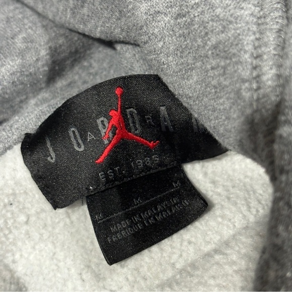 Nike Air Jordan NEW YORK CITY Pullover Mens Hoodie Gray Size Medium - Picture 6 of 12